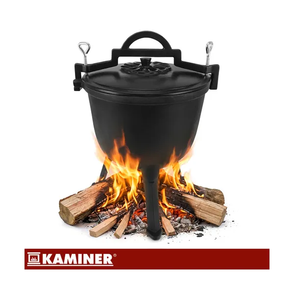 Kaminer enameled cast iron kettle 8l