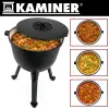 Эмалированный чугунный казан Kaminer 10л.