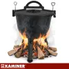 Эмалированный чугунный казан Kaminer 10л.