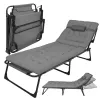 Sulankstomas sodo gultas 192x68x28cm Trizand