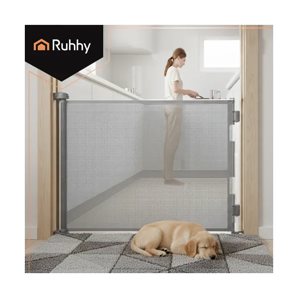 Ruhhy Gray Door Safety Gate
