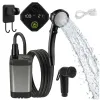 Trizand 6000mAh battery-powered travel shower
