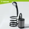 Trizand 6000mAh battery-powered travel shower
