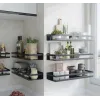 Ruhhy black bathroom shelf