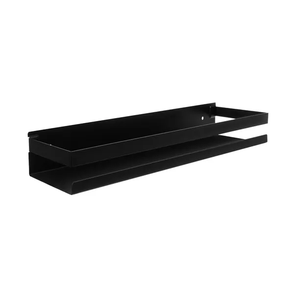 Ruhhy black bathroom shelf