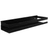 Ruhhy black bathroom shelf