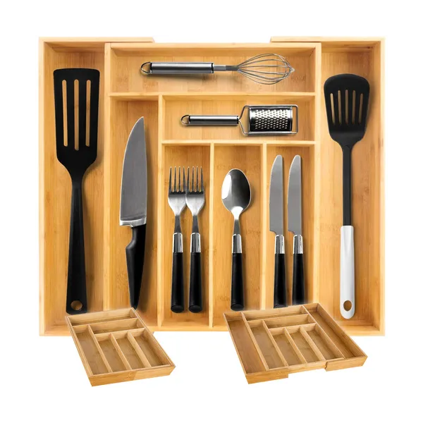 Bamboo drawer insert/organizer for Ruhhy
