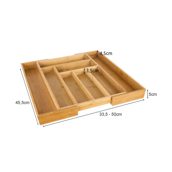Bamboo drawer insert/organizer for Ruhhy