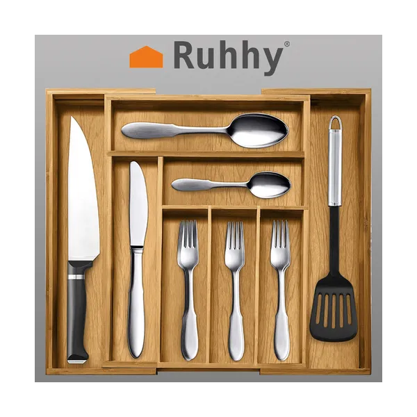 Bamboo drawer insert/organizer for Ruhhy