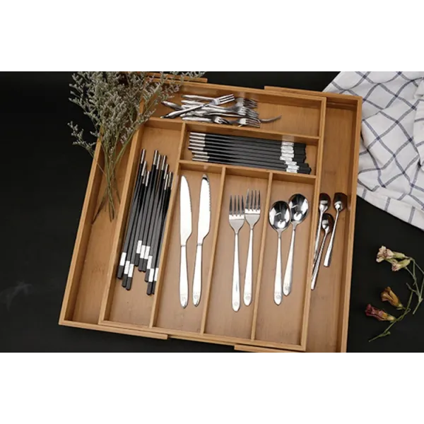 Bamboo drawer insert/organizer for Ruhhy