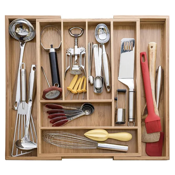Bamboo drawer insert/organizer for Ruhhy
