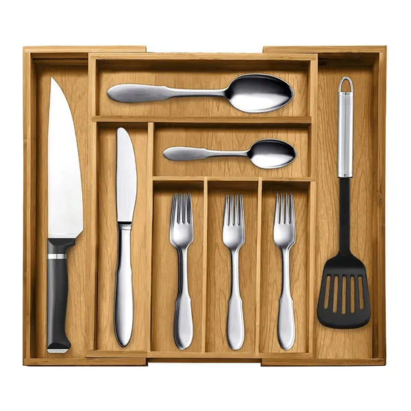 Bamboo drawer insert/organizer for Ruhhy