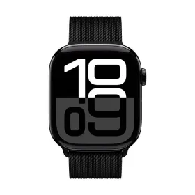 Crong Milano Steel - Stainless Steel Strap for Apple Watch 38/40/41/42 mm (Black)