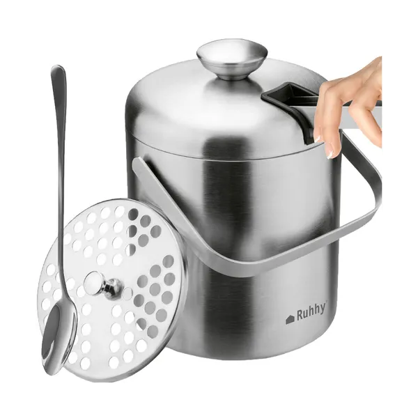 Ice Bucket - Tongs + Ruhha Spoon