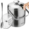Ice Bucket - Tongs + Ruhha Spoon