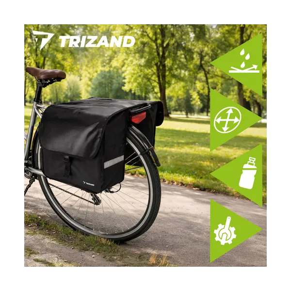 Trizand 28L Double Bicycle Pannier