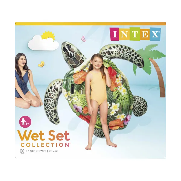 Inflatable mattress - turtle INTEX 57555NP