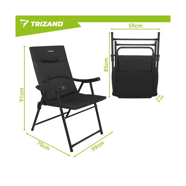 Trizand matkatool 59x70x91cm