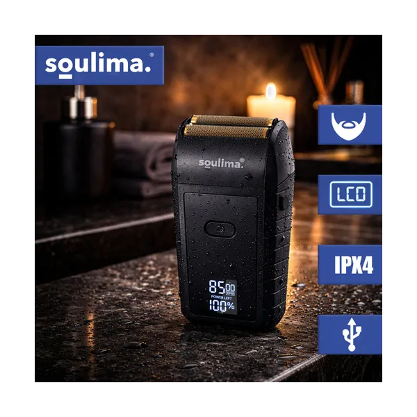 Soulima LED-ekraaniga habemepardel