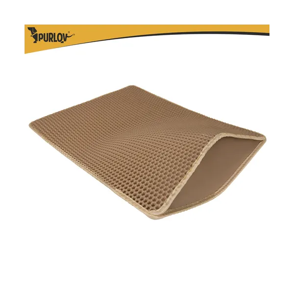 Litter box mat 75x55cm - beige Purlov