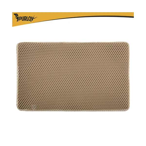 Litter box mat 75x55cm - beige Purlov