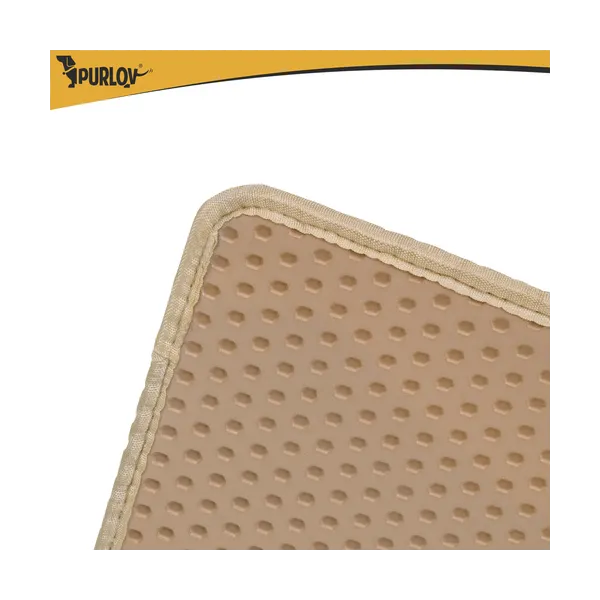 Litter box mat 75x55cm - beige Purlov