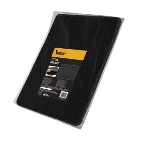 Litter box mat 75x55cm - black Purlov