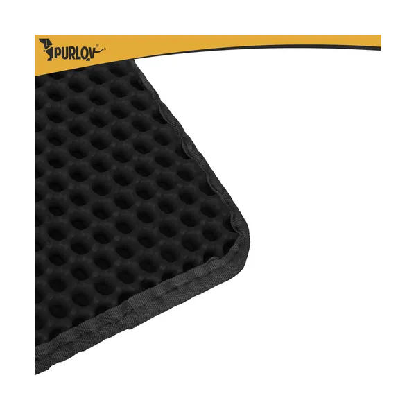Litter box mat 75x55cm - black Purlov