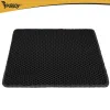 Litter box mat 60x45cm - black Purlov