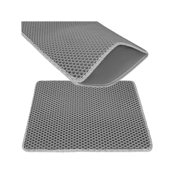 Litter box mat 60x45cm - gray Purlov