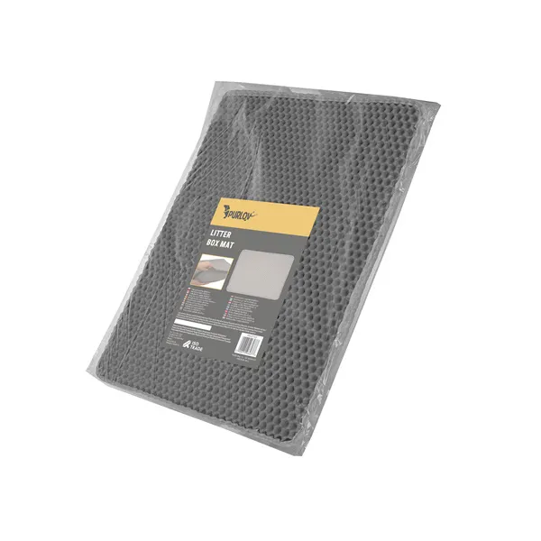 Litter box mat 60x45cm - gray Purlov