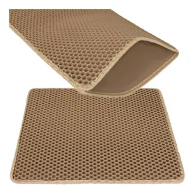 Litter box mat 60x45cm - beige Purlov