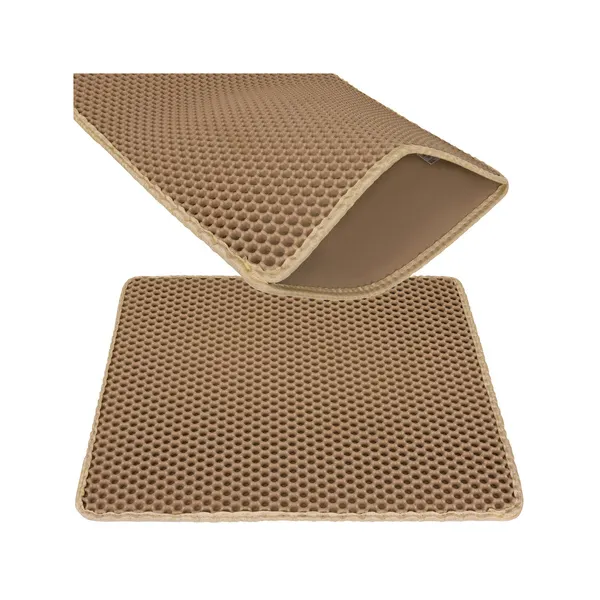 Litter box mat 60x45cm - beige Purlov