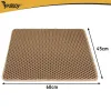 Litter box mat 60x45cm - beige Purlov
