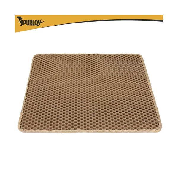 Litter box mat 60x45cm - beige Purlov