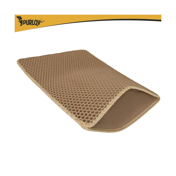 Litter box mat 60x45cm - beige Purlov