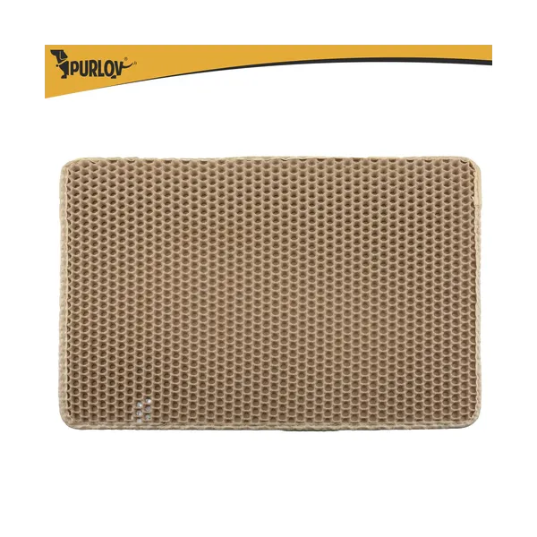 Litter box mat 60x45cm - beige Purlov
