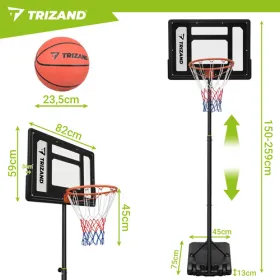 Trizand 259cm korvpallirõngas