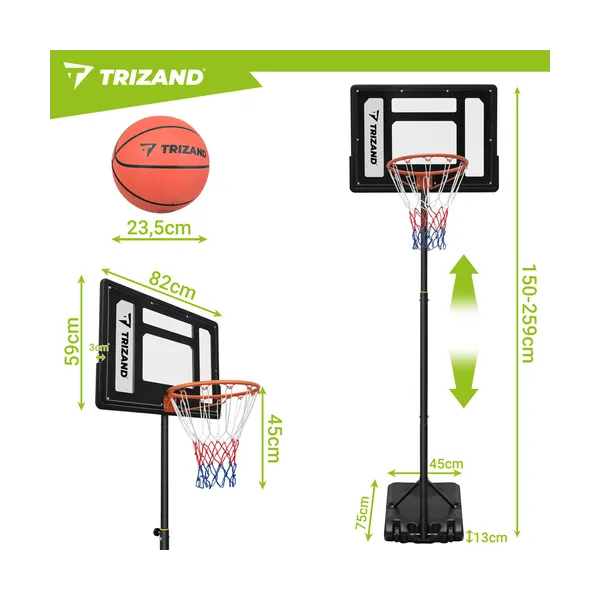 Trizand 259cm krepšinio lankas