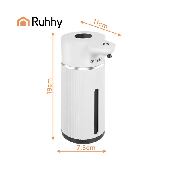 Ruhhy Touchless Soap Dispenser 420ml White