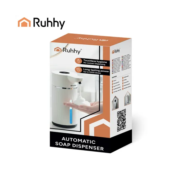 Ruhhy Touchless Soap Dispenser 420ml White