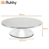 Ruhhy metal rotating platter