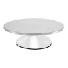 Ruhhy metal rotating platter
