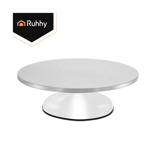 Ruhhy metal rotating platter