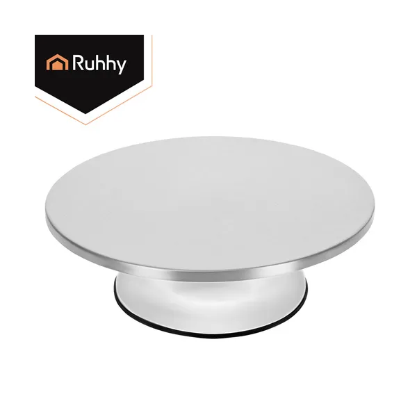 Ruhhy metal rotating platter