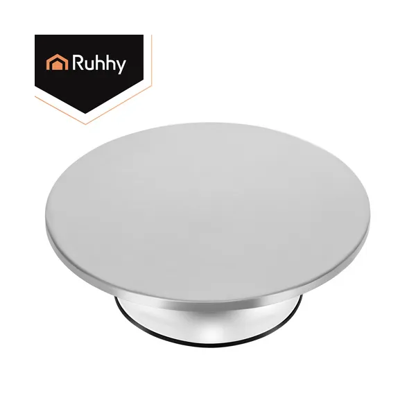Ruhhy metal rotating platter