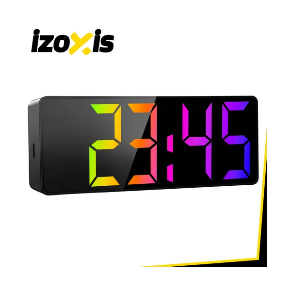 Alarm clock - Izoxis colorful LED clock