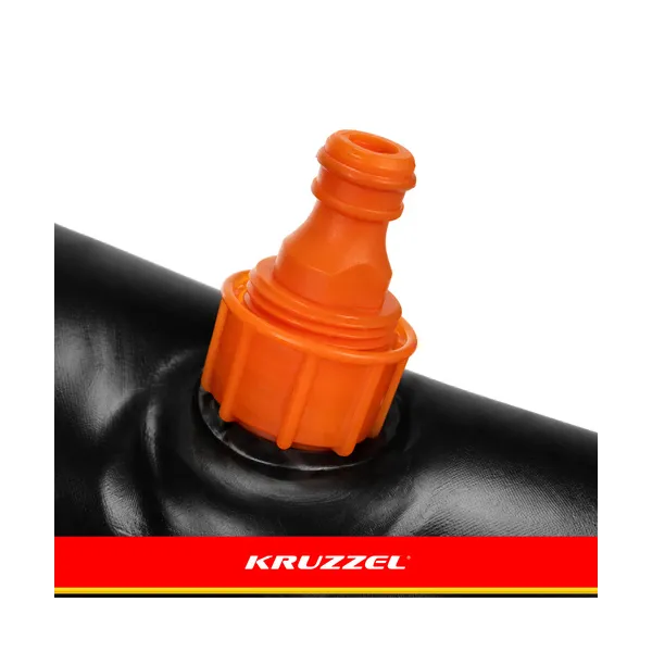 Water slide with Kruzze fountain