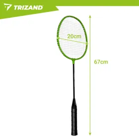 Badminton set in a case - 9 pieces Trizand