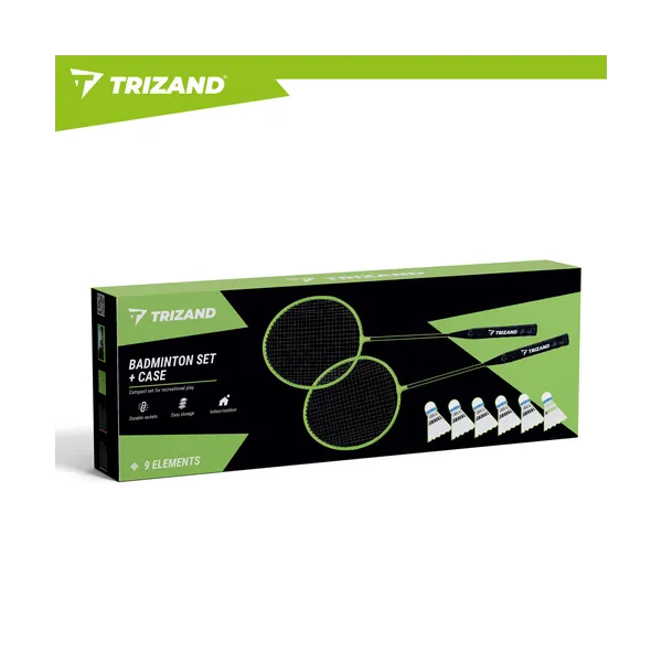 Badminton set in a case - 9 pieces Trizand